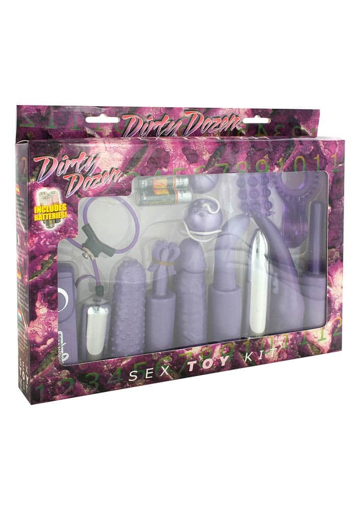 Dirty Dozen Sex Toy Kit Purple | ViPstore.hu - Erotika webáruház #2 - EAN 4890888118333 | SKU SEVCR00339