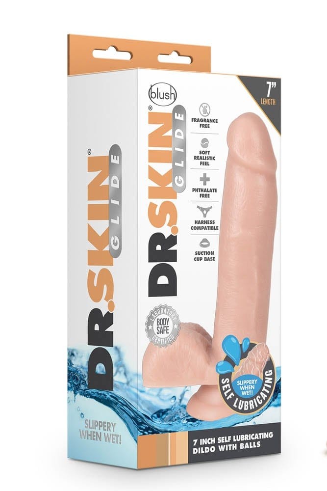 DR. SKIN 7INCH SELF LUBRICATING DILDO | ViPstore.hu - Erotika webáruház #1 - EAN 819835025849 | SKU BLUSH01297