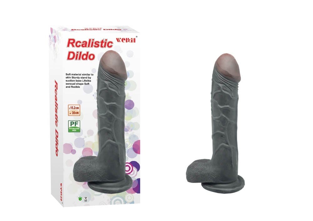 Charmly Realistic Dildo Black_B0O50_1 | ViPstore.hu - Erotika webáruház #1 - EAN 5999560514490 | SKU CHARM00077