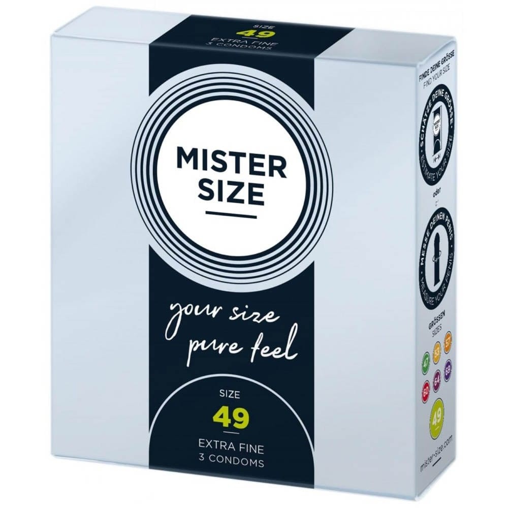 MISTER SIZE 49 mm Condoms 3 pieces | ViPstore.hu - Erotika webáruház #1 - EAN 4260605480041 | SKU MISTER4903