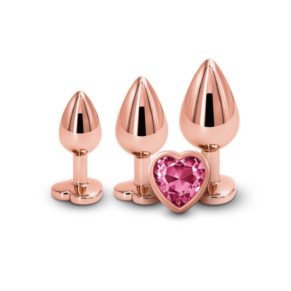Rear Assets - Trainer Kit - Rose Gold - Pink Heart | ViPstore.hu - Erotika webáruház #4 - EAN 657447105340 | SKU NSTOYS0970