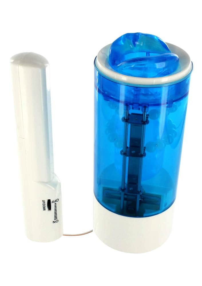 Up/Down Mouth Masturbator Clear Blue | ViPstore.hu - Erotika webáruház #1 - EAN 4890888115844 | SKU SEVCR00260