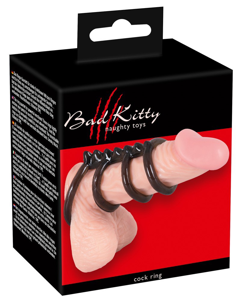 Bad Kitty TPE Cockring | ViPstore.hu - Erotika webáruház #1 - EAN 4024144507030 | SKU BADKIT0044