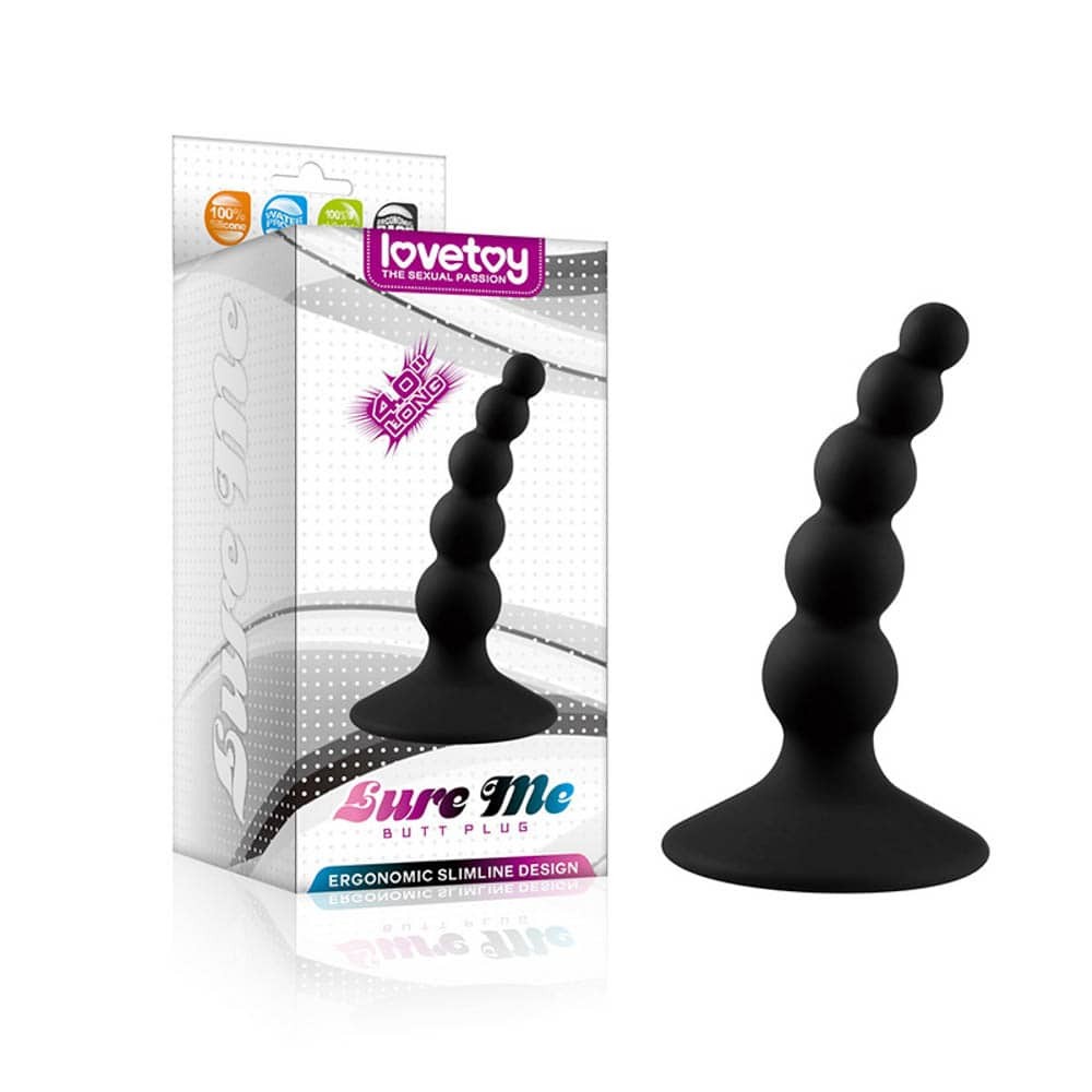 Lure Me Beaded Anal Plug Black 1 | ViPstore.hu - Erotika webáruház #1 - EAN 6970260901451 | SKU LVTOY00184