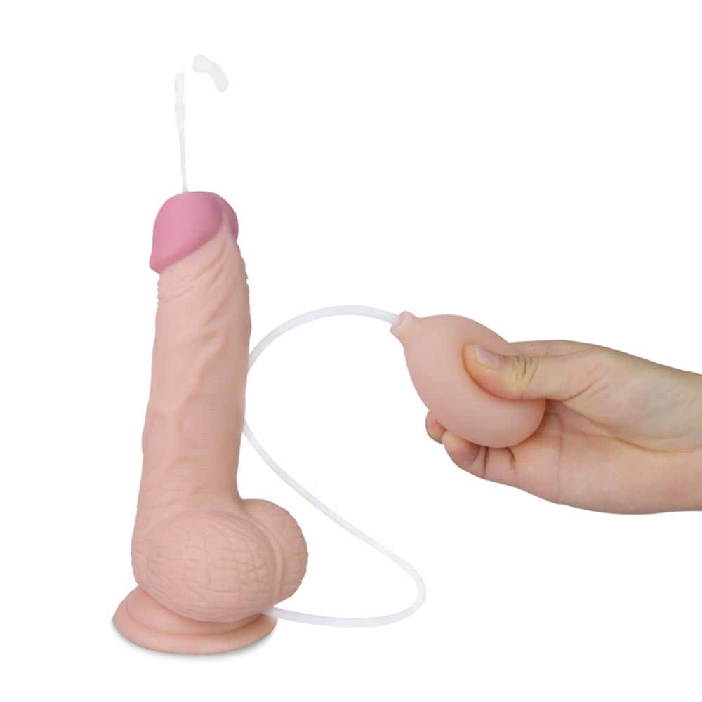 8" Soft Ejaculation Cock With Ball Flesh | ViPstore.hu - Erotika webáruház #2 - EAN 6970260908979 | SKU LVTOY00337