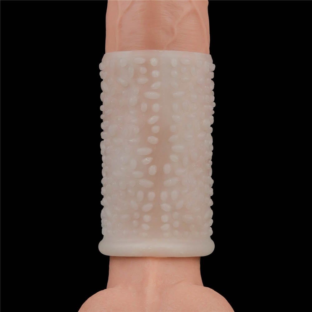 Vibrating Spiral Knights Ring (White) II | ViPstore.hu - Erotika webáruház #4 - EAN 6970260905787 | SKU LVTOY00600
