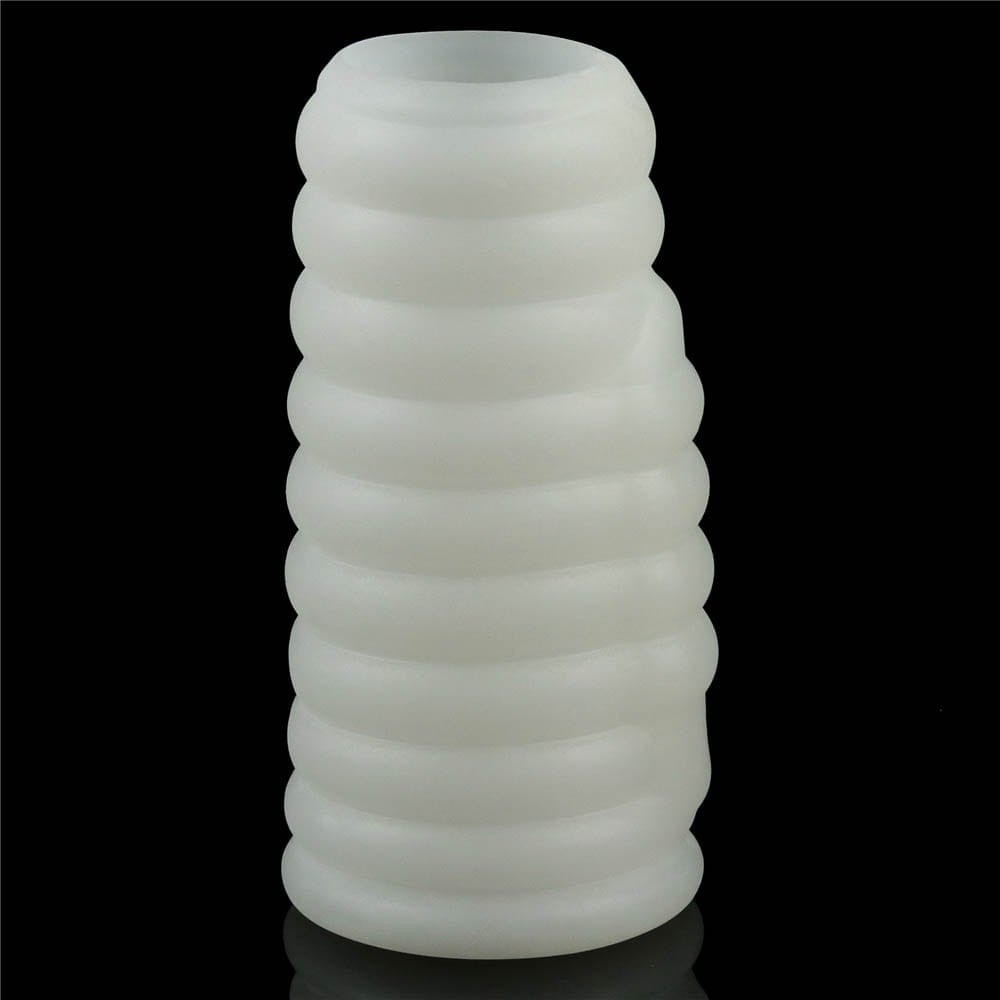 Vibrating Spiral Knights Ring (White) IV | ViPstore.hu - Erotika webáruház #6 - EAN 6970260907453 | SKU LVTOY00602