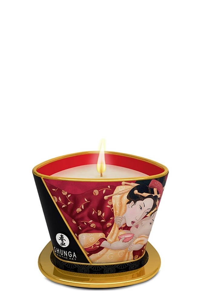 SHUNGA CANDLE STRAWBERRY 170 ML | ViPstore.hu - Erotika webáruház #1 - EAN 697309045087 | SKU SHUNGA0124