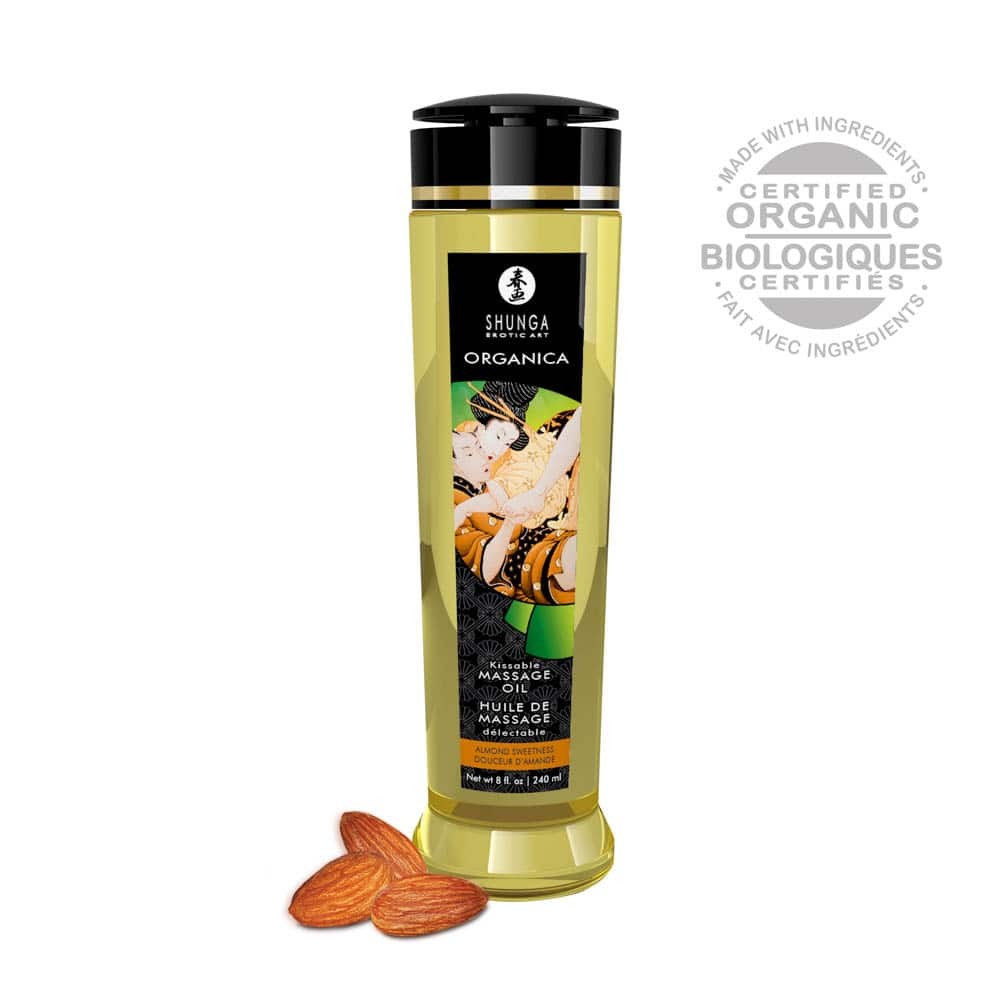 MASSAGE OIL ORGANICA 240 ml / 8 oz ALMOND SWEETNESS | ViPstore.hu - Erotika webáruház #2 - EAN 697309013123 | SKU SHUNGA0205