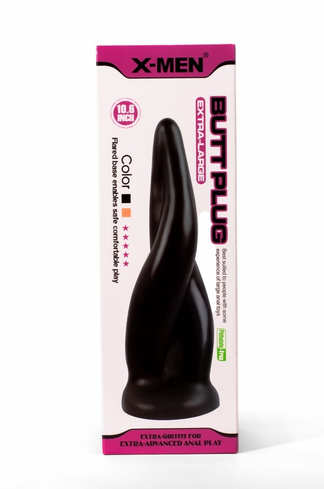 X-MEN 10.6" Extra Large Butt Plug Black | ViPstore.hu - Erotika webáruház #1 - EAN 5999560516029 | SKU XMEN000076