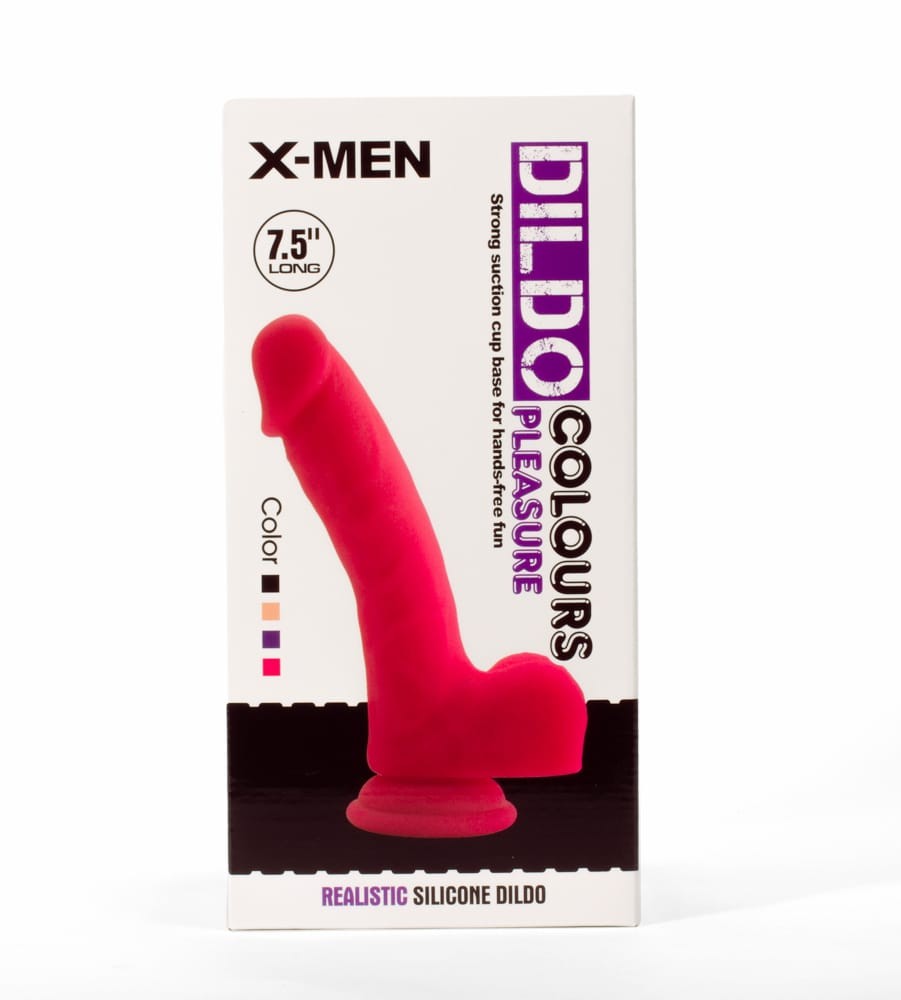 X-MEN 7.5" Dildo Colours Pleasure Flesh 3 | ViPstore.hu - Erotika webáruház #1 - EAN 5999560515701 | SKU XMEN000116