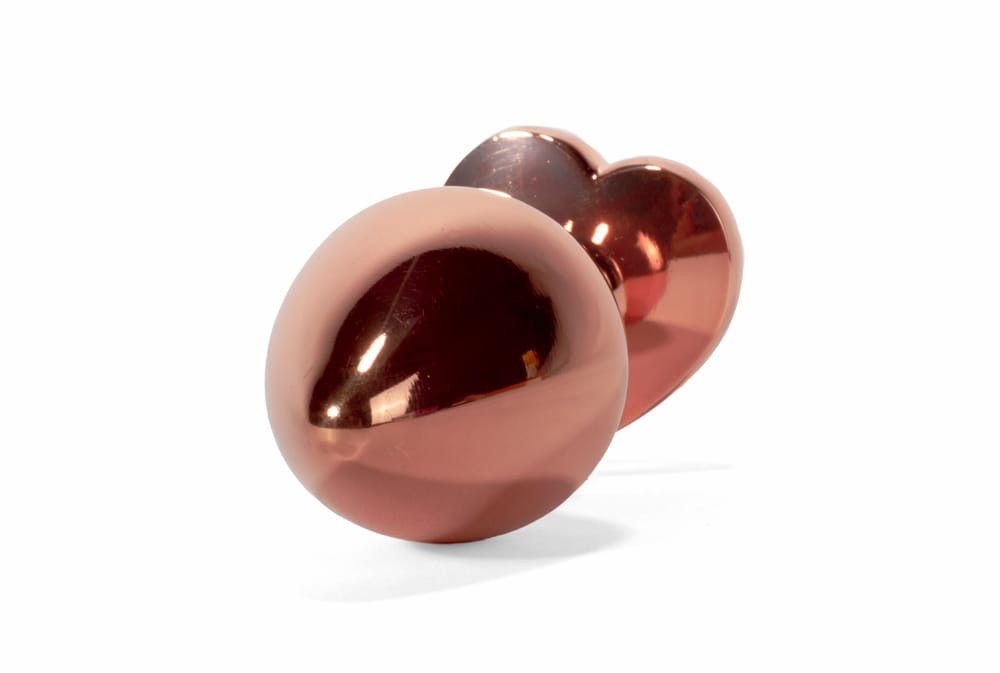 X-MEN Secret Shine Metal Butt Plug Rose Gold Heart S | ViPstore.hu - Erotika webáruház #3 - EAN 5999560515909 | SKU XMEN000128