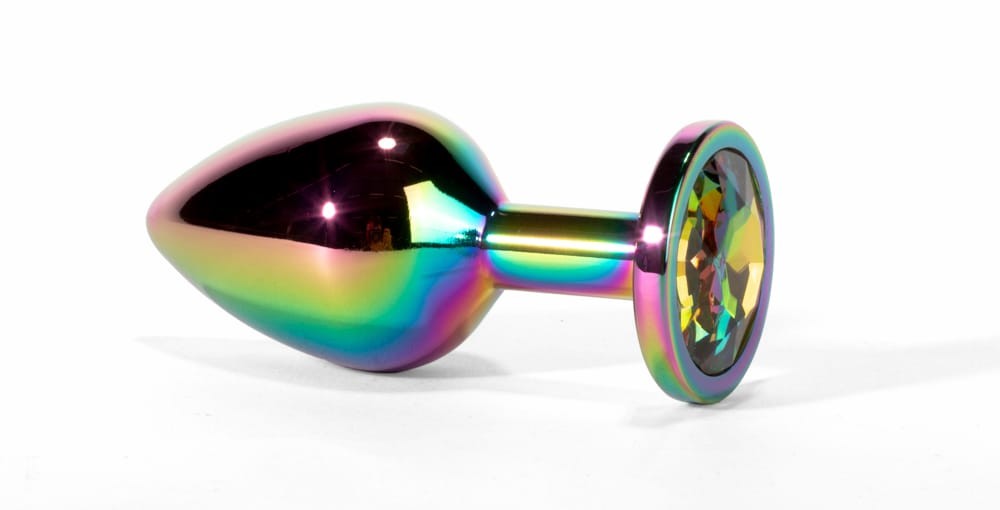 X-MEN Secret Shine Metal Butt Plug Rainbow S | ViPstore.hu - Erotika webáruház #5 - EAN 5999560515930 | SKU XMEN000129