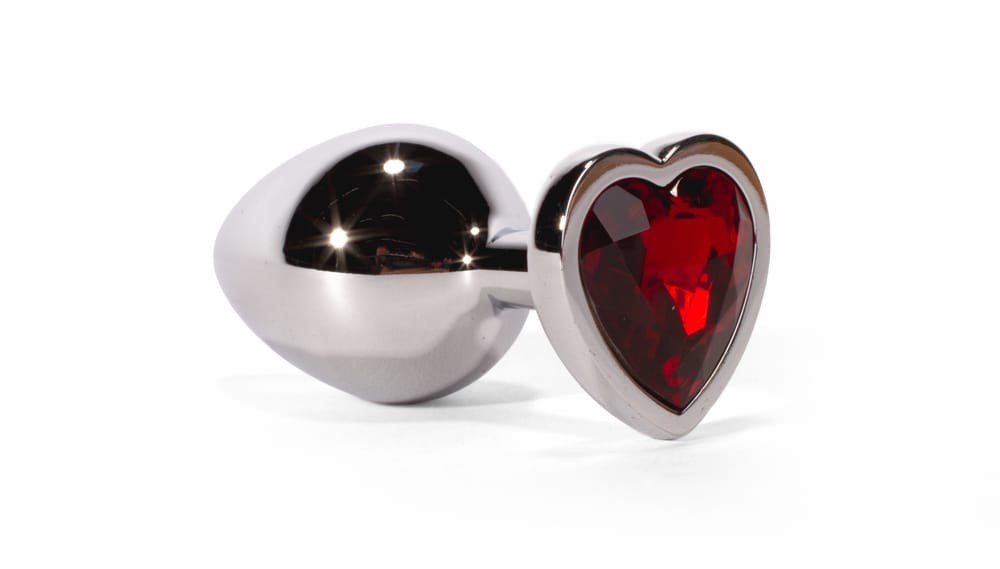 X-MEN Secret Shade Metal Butt Plug Red M | ViPstore.hu - Erotika webáruház #4 - EAN 5999560515886 | SKU XMEN000135