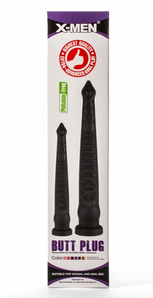 X-Men 12.6" Butt Plug Silicone Black | ViPstore.hu - Erotika webáruház #1 - EAN 5999560516593 | SKU XMEN000200