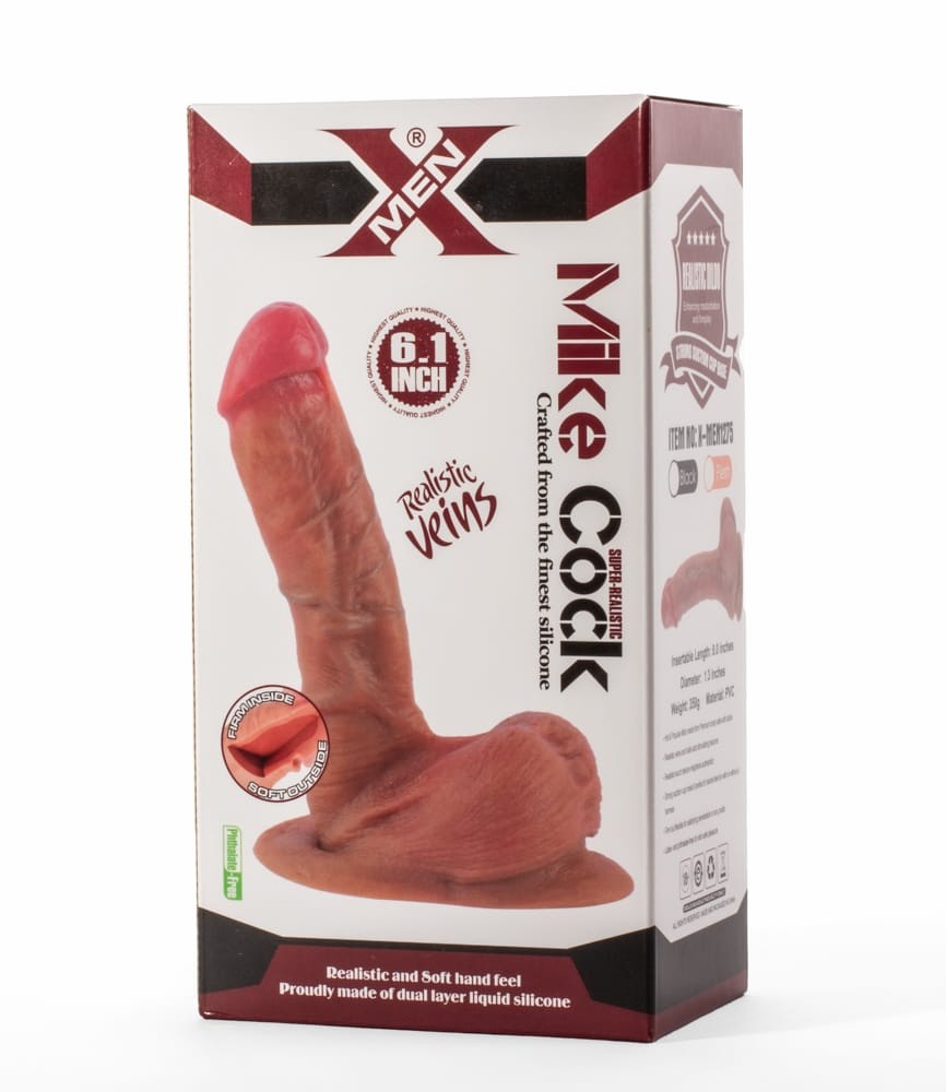 X-Men Mike 6.1" Cock Tan Brown | ViPstore.hu - Erotika webáruház #2 - EAN 5999560516111 | SKU XMEN000214