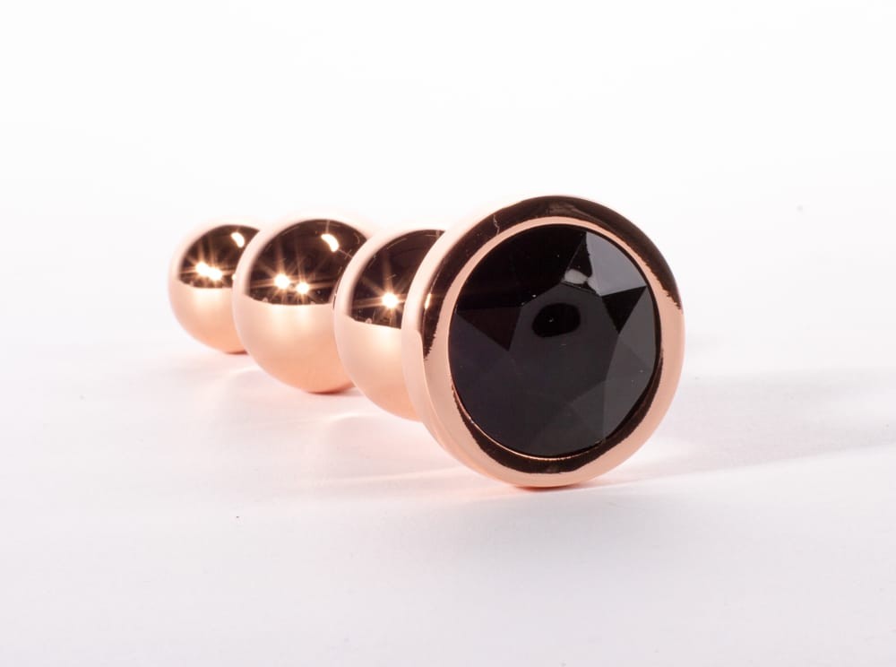 X-Men Secret Shine Booty Call Metal Butt Plug with Gem Gold M | ViPstore.hu - Erotika webáruház #4 - EAN 5999560516944 | SKU XMEN000216