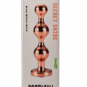 X-Men Secret Shine Booty Call Metal Butt Plug with Gem Gold S | ViPstore.hu - Erotika webáruház #1 - EAN 5999560516937 | SKU XMEN000217