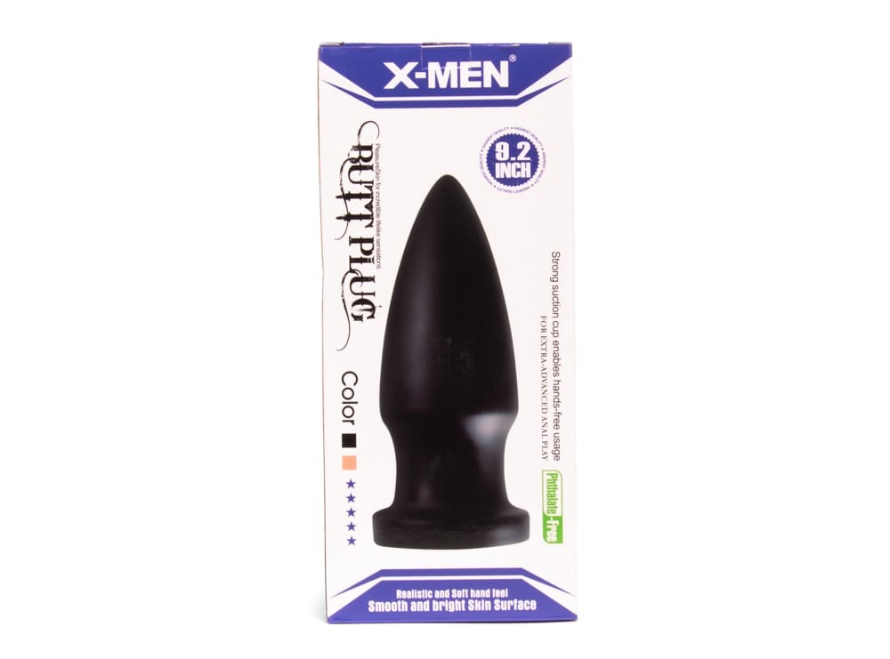 X-MEN 9.2 inch Butt Plug Black | ViPstore.hu - Erotika webáruház #1 - EAN 5999560513165 | SKU XMEN000010