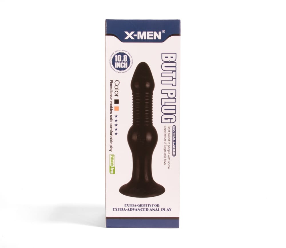 X-MEN 10.8 inch Butt Plug Black | ViPstore.hu - Erotika webáruház #1 - EAN 5999560513196 | SKU XMEN000013