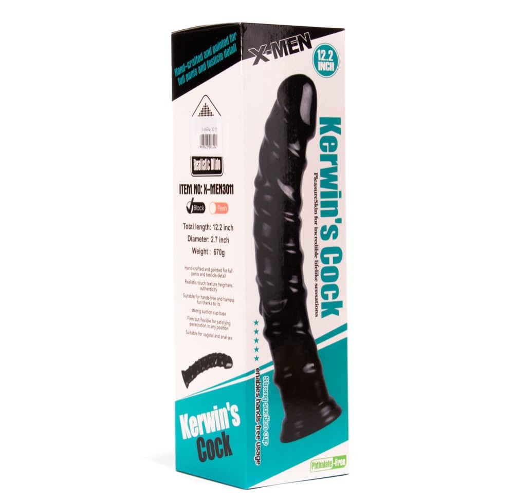 X-MEN Kerwin’s 12.2 inch Cock Black | ViPstore.hu - Erotika webáruház #2 - EAN 5999560513424 | SKU XMEN000036