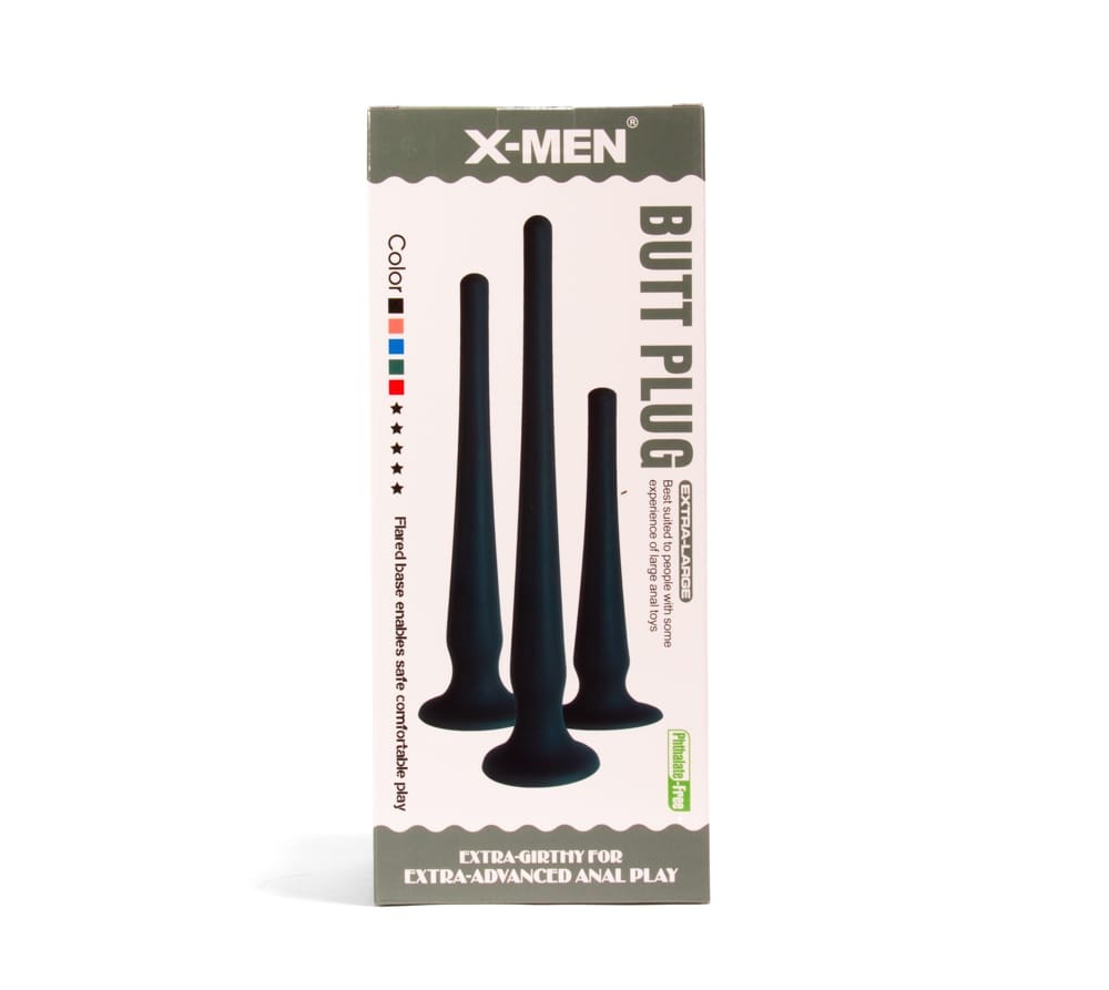 X-MEN Butt Plug Size L Black | ViPstore.hu - Erotika webáruház #1 - EAN 5999560513523 | SKU XMEN000046