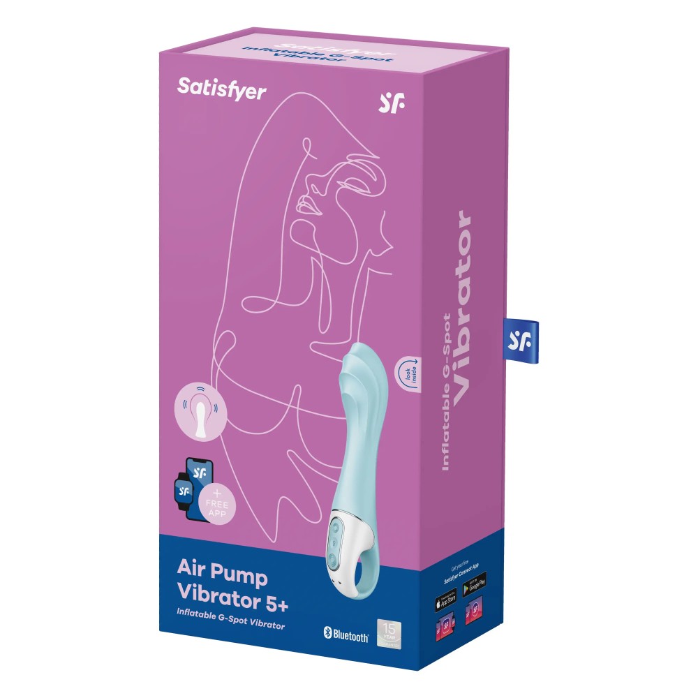 Air Pump Vibrator 5+ blue | ViPstore.hu - Erotika webáruház #1 - EAN 4061504038544 | SKU SATISFY376