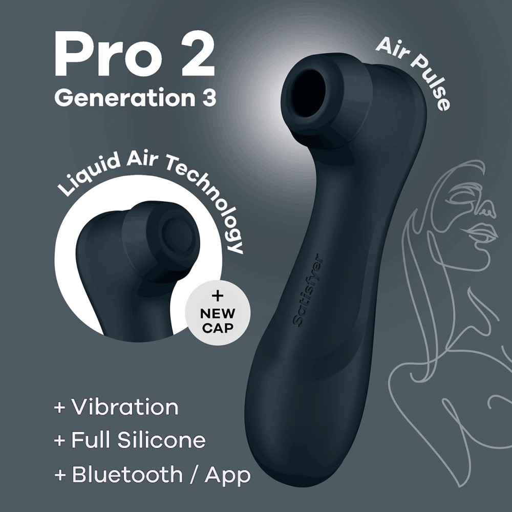 Pro 2 Generation 3 with Liquid Air black Bluetooth/App | ViPstore.hu - Erotika webáruház #6 - EAN 4061504051857 | SKU SATISFY414