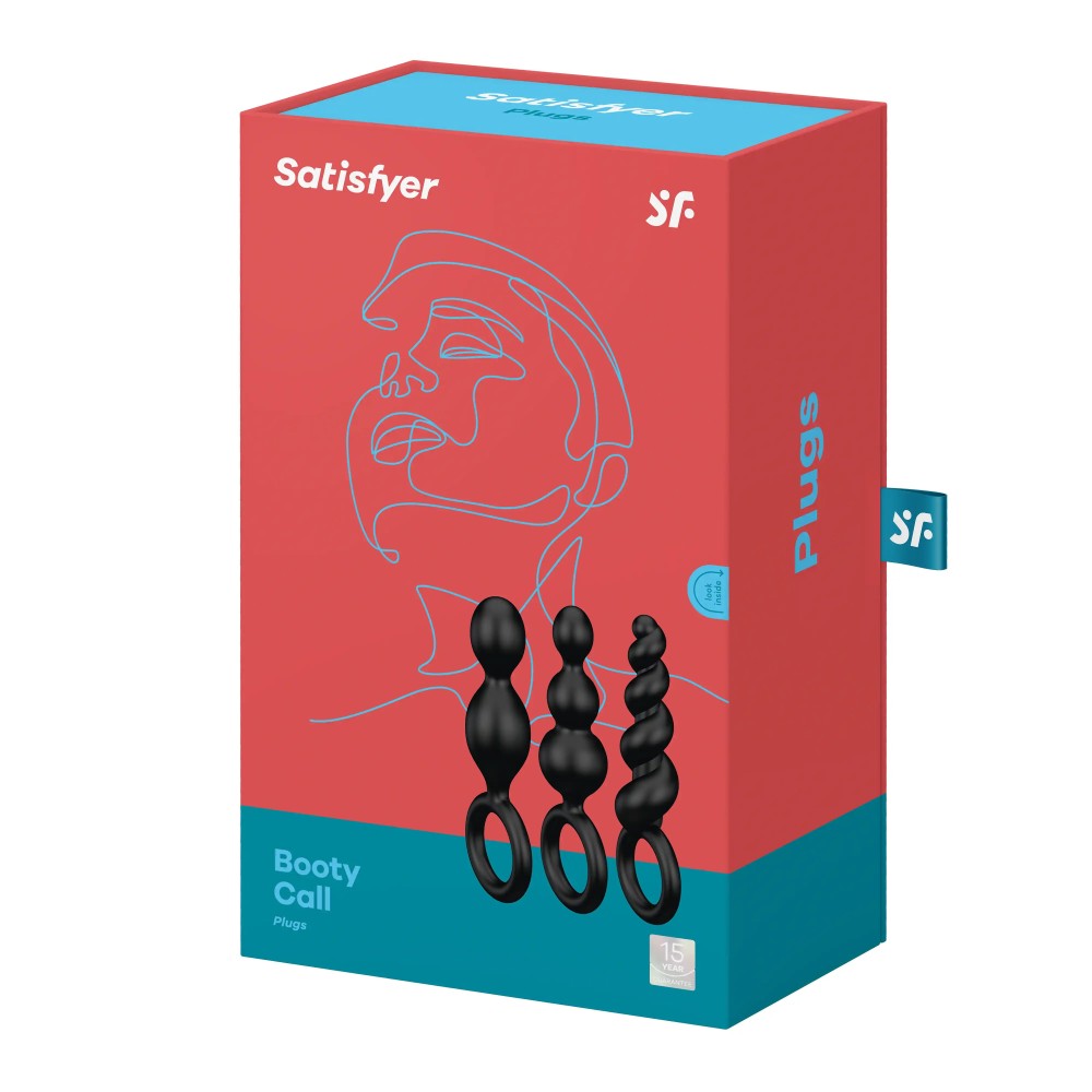 Satisfyer Booty Call (Set of 3) Black | ViPstore.hu - Erotika webáruház #1 - EAN 4061504000756 | SKU SATISFY060