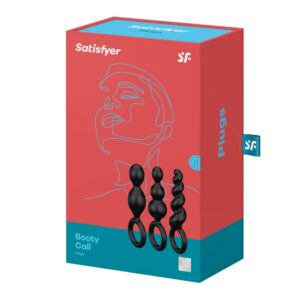 Satisfyer Booty Call (Set of 3) Black | ViPstore.hu - Erotika webáruház #1 - EAN 4061504000756 | SKU SATISFY060
