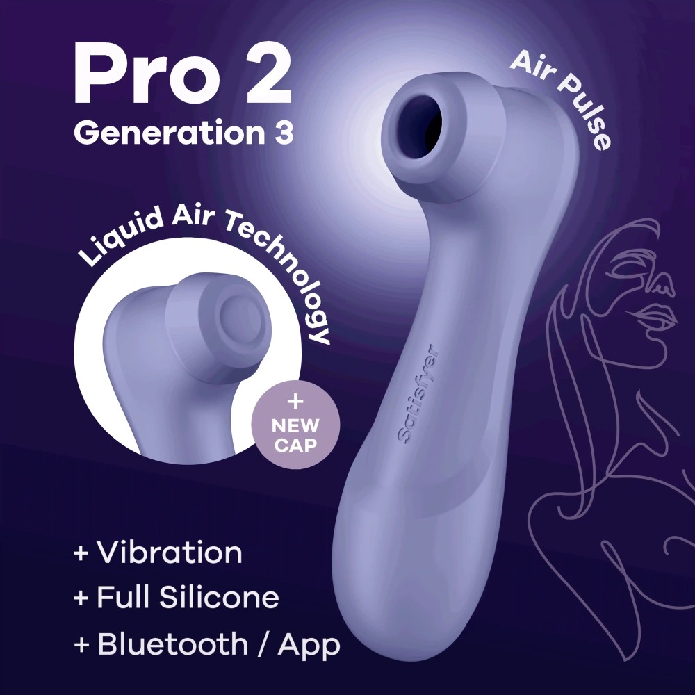 Pro 2 Generation 3 with Liquid Air lilac Bluetooth/App | ViPstore.hu - Erotika webáruház #6 - EAN 4061504051864 | SKU SATISFY415