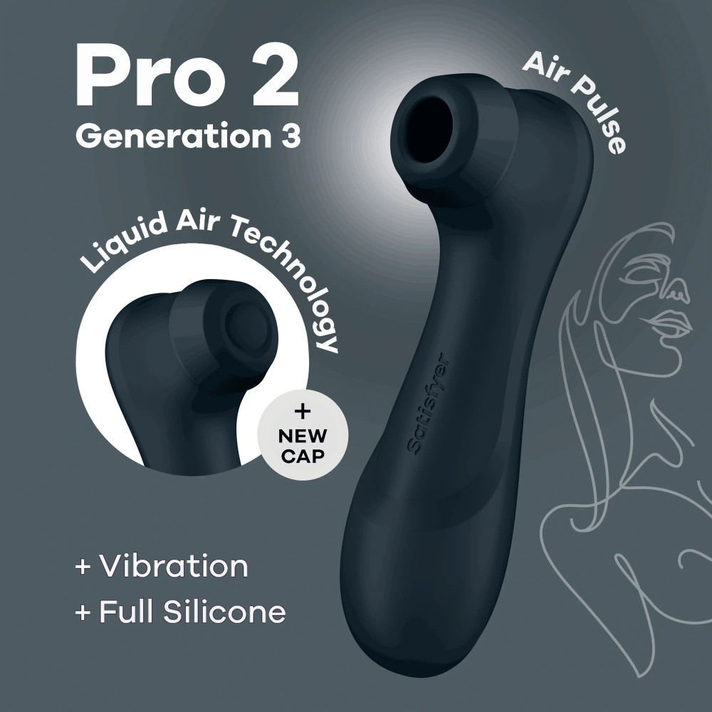 Pro 2 Generation 3 with Liquid Air black | ViPstore.hu - Erotika webáruház #7 - EAN 4061504051888 | SKU SATISFY411