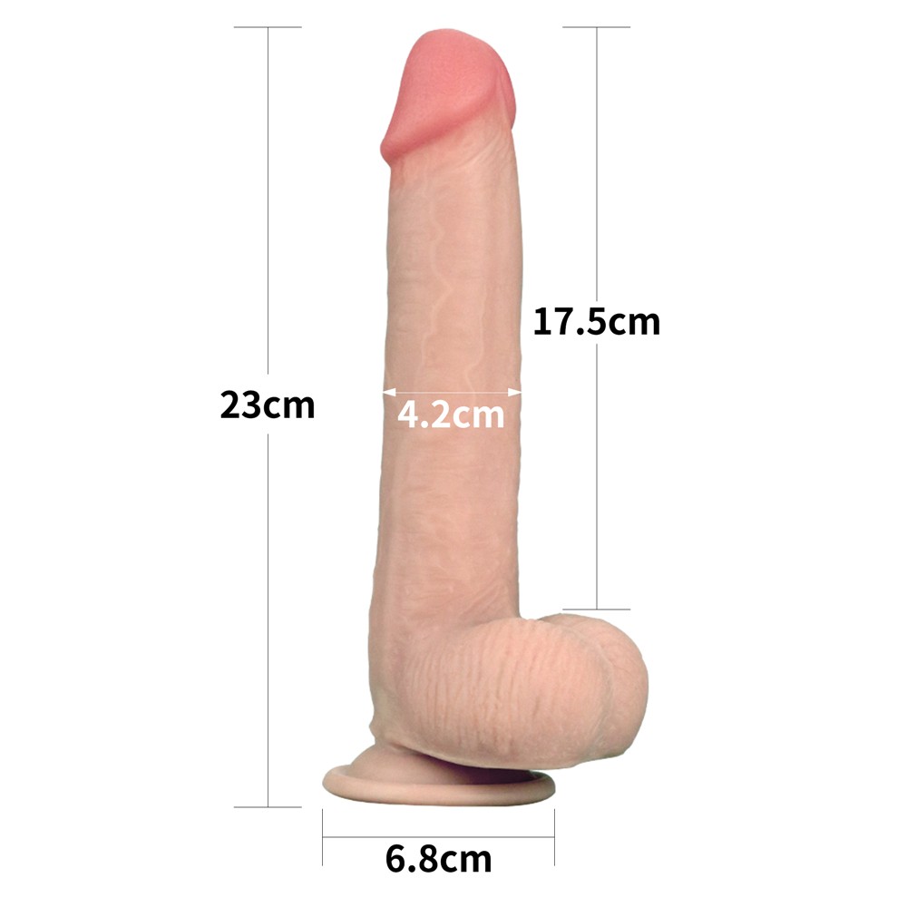 9'' Sliding Skin Dual Layer Dong 1 | ViPstore.hu - Erotika webáruház #7 - EAN 6970260906357 | SKU LVTOY00291