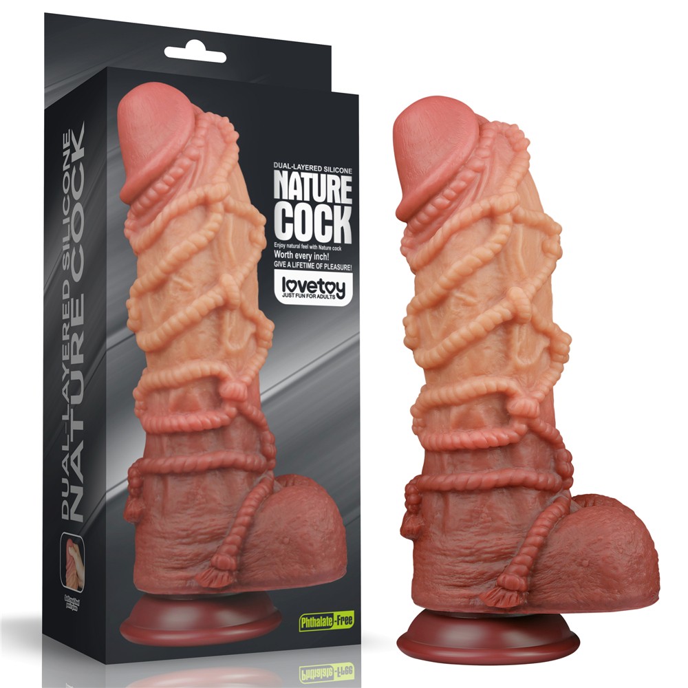 10.5'' Dual layered Platinum Silicone Cock with Rope | ViPstore.hu - Erotika webáruház #1 - EAN 6970260906777 | SKU LVTOY00679