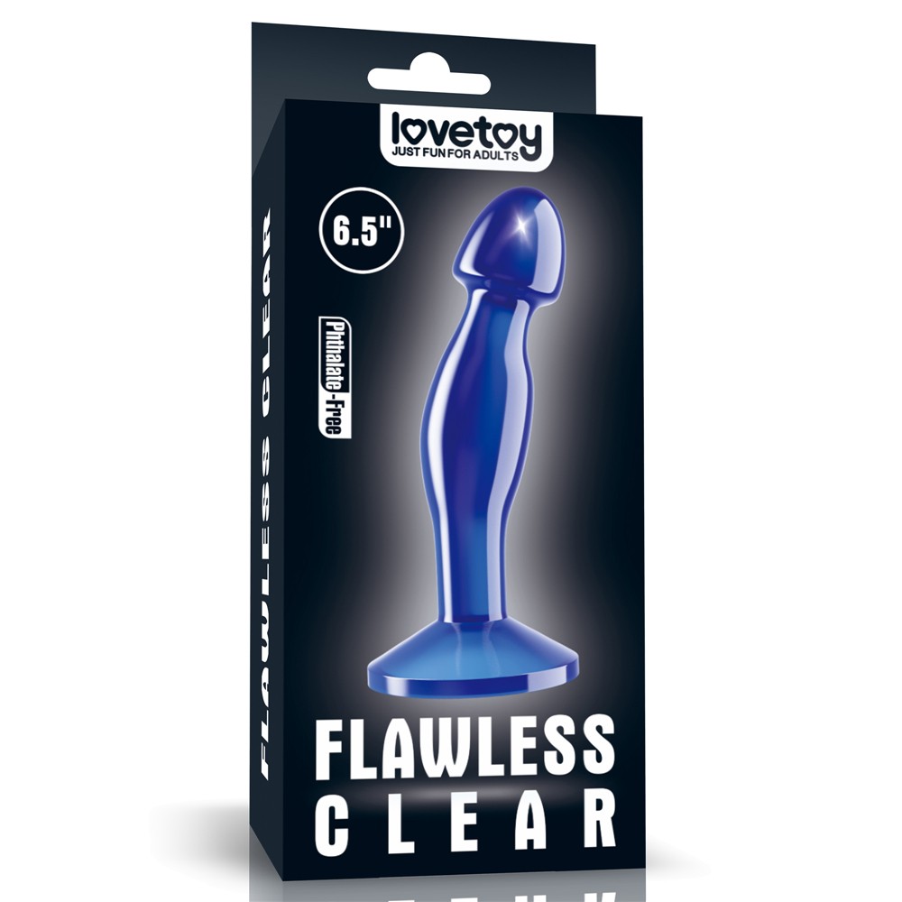 Flawless Clear Prostate Plug 6.5'' Blue | ViPstore.hu - Erotika webáruház #1 - EAN 6970260906791 | SKU LVTOY00694