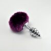 Spiral Pompon Metal Plug Purple | ViPstore.hu - Erotika webáruház #1 - EAN 6970260904582 | SKU LVTOY00697