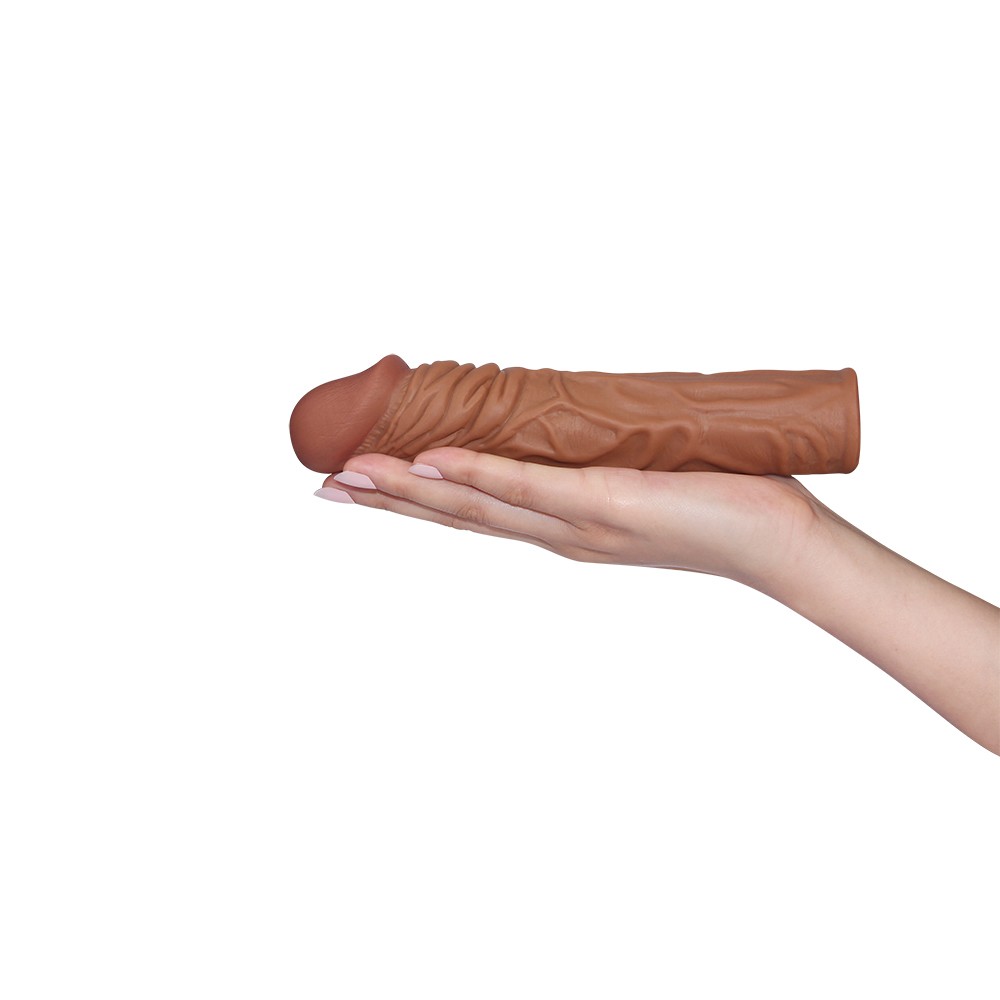 Pleasure X-Tender Penis Sleeve Brown 3 | ViPstore.hu - Erotika webáruház #3 - EAN 6970260909822 | SKU LVTOY00156