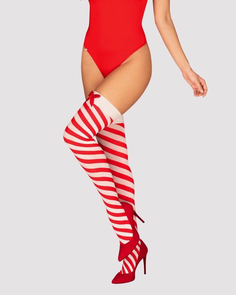 Kissmas stockings S/M | ViPstore.hu - Erotika webáruház #1 - EAN 5901688229019 | SKU OBSES01950