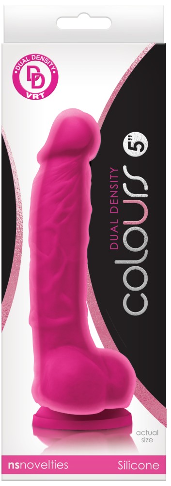 Colours Dual Density 5 inch Dildo Pink | ViPstore.hu - Erotika webáruház #1 - EAN 657447100130 | SKU NSTOYS0757