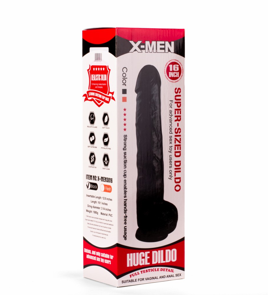 X-MEN 16" Super-Sized Dildo Black | ViPstore.hu - Erotika webáruház #2 - EAN 5999560515435 | SKU XMEN000089