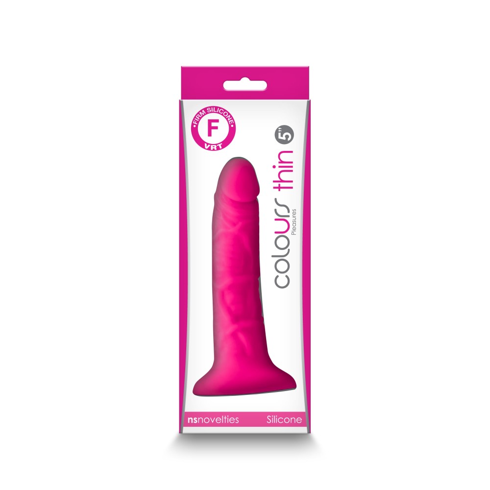 Colours - Pleasures - Thin 5" Dildo - Pink | ViPstore.hu - Erotika webáruház #2 - EAN 657447106743 | SKU NSTOYS1076