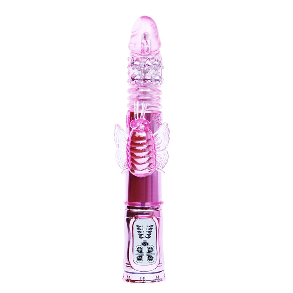 Throbbing Butterfly Vibrator Pink | ViPstore.hu - Erotika webáruház #3 - EAN 6959532312676 | SKU DEBRA01054