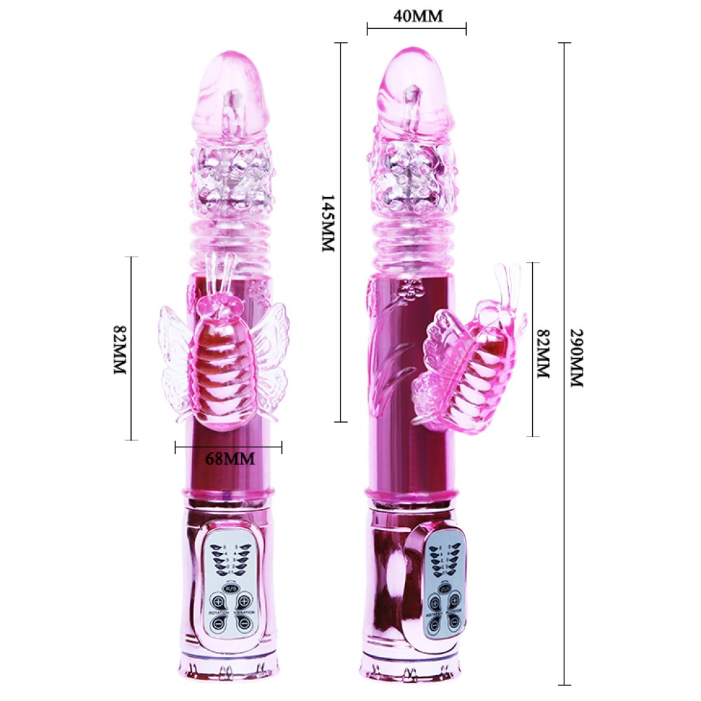 Throbbing Butterfly Vibrator Pink | ViPstore.hu - Erotika webáruház #5 - EAN 6959532312676 | SKU DEBRA01054