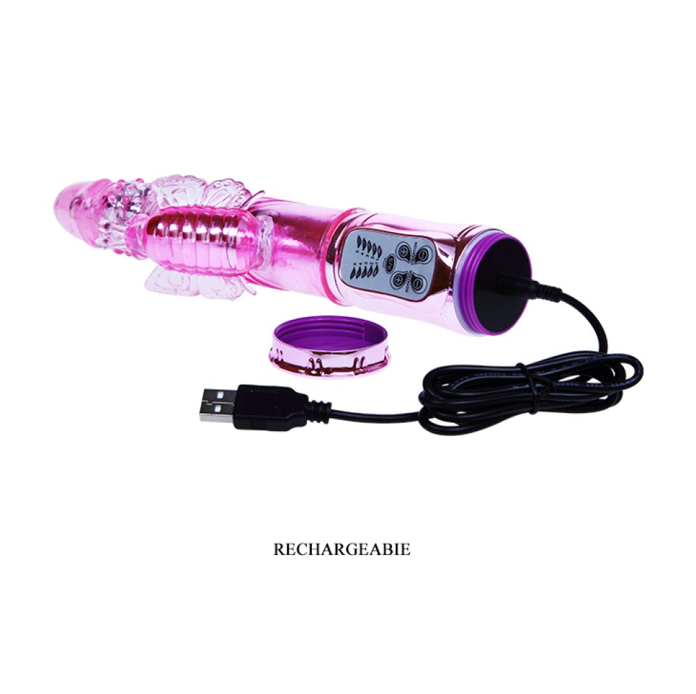 Throbbing Butterfly Vibrator Pink | ViPstore.hu - Erotika webáruház #7 - EAN 6959532312676 | SKU DEBRA01054