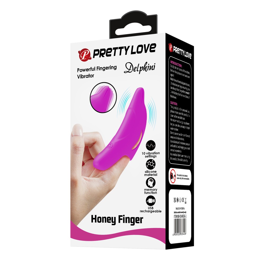 Pretty Love Delphini Honey Finger Purple | ViPstore.hu - Erotika webáruház #1 - EAN 6959532334081 | SKU DEBRA01560