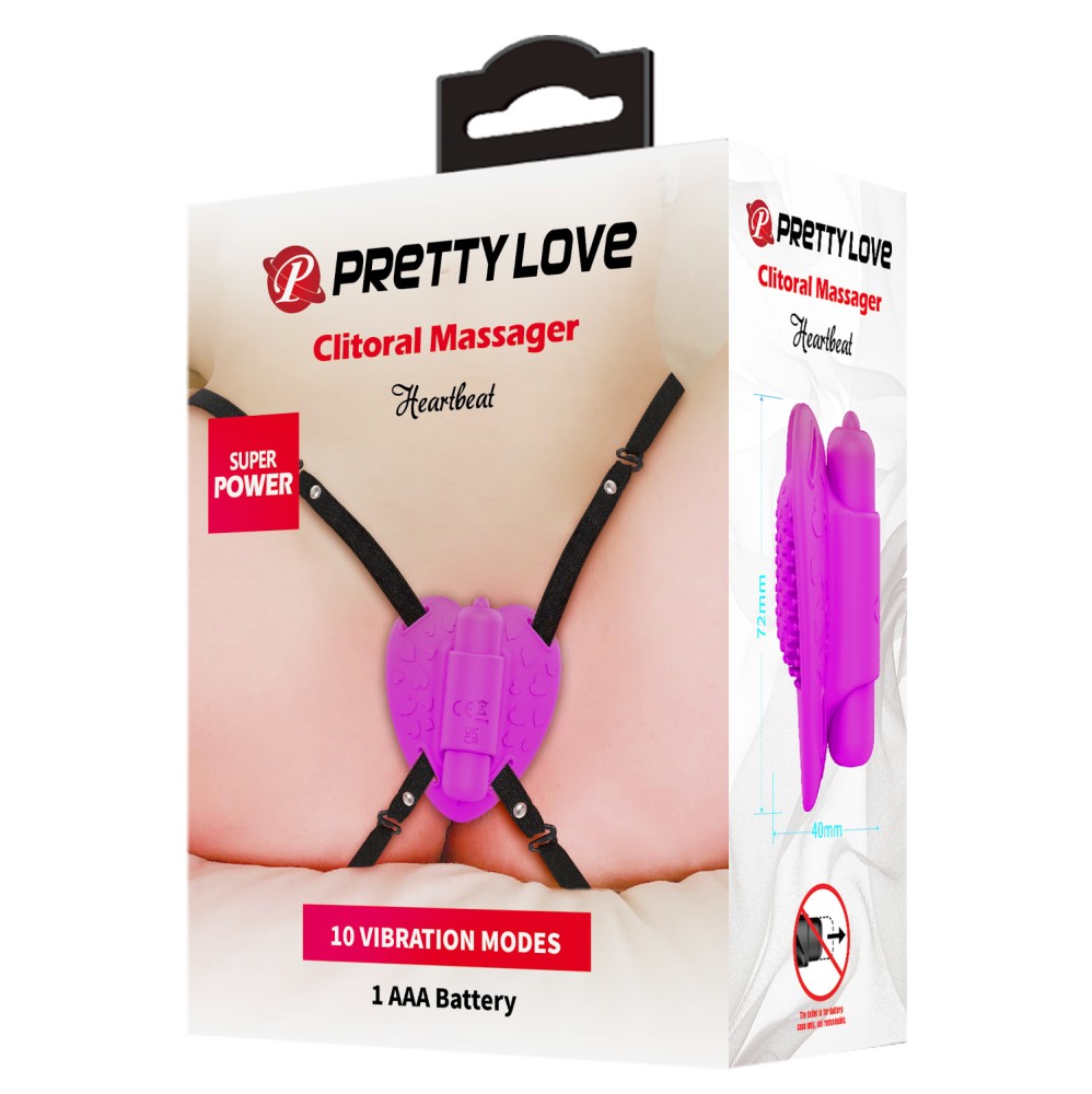 Pretty Love Heartbeat Clitoral Massager | ViPstore.hu - Erotika webáruház #1 - EAN 6959532327403 | SKU DEBRA01581