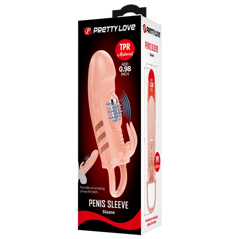 Pretty Love Penis Sleeve Sloane Flesh | ViPstore.hu - Erotika webáruház #1 - EAN 6959532333824 | SKU DEBRA01552