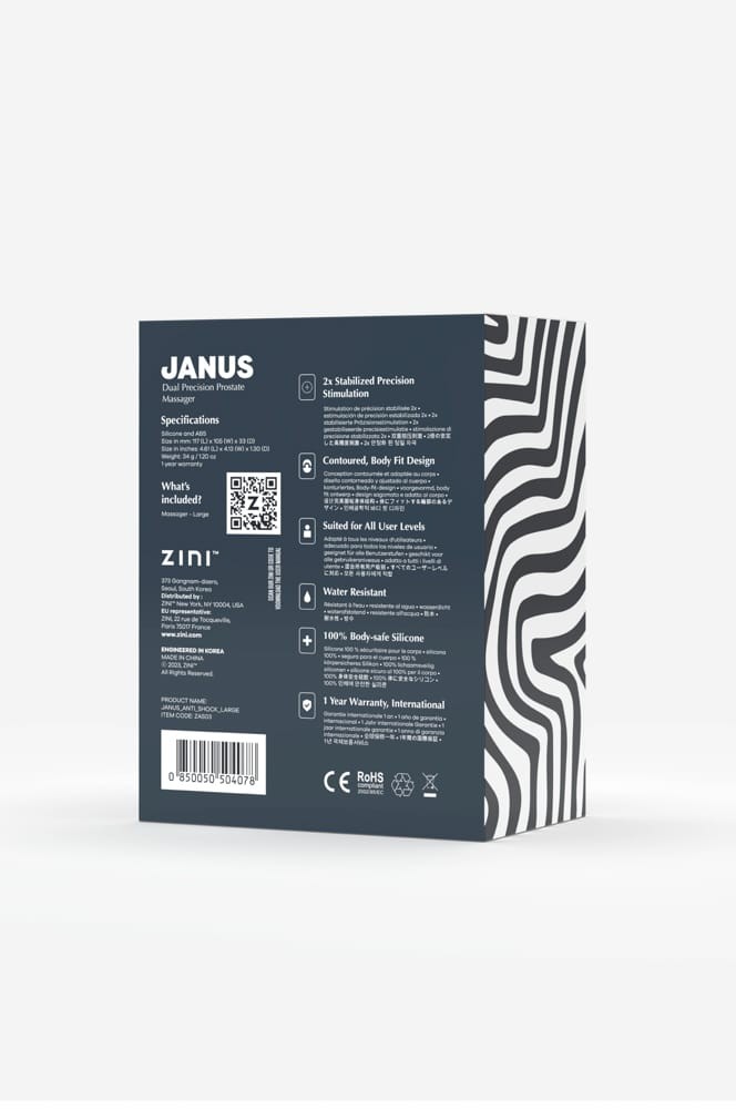 Zini Janus Anti Shock Prostate Massager L | ViPstore.hu - Erotika webáruház #5 - EAN 850050504078 | SKU ZINI000003
