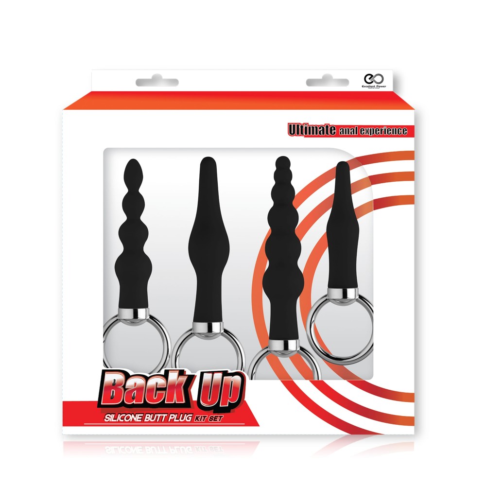 BACK UP BUTT PLUG KIT BLACK | ViPstore.hu - Erotika webáruház #1 - EAN 4897078624056 | SKU NMC0002277