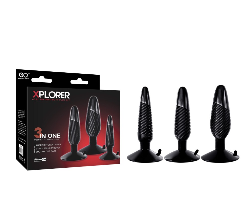 XPLORER BUTT PLUG KIT | ViPstore.hu - Erotika webáruház #1 - EAN 4897078631467 | SKU NMC0002416